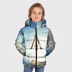 Куртка зимняя для мальчика Oddysey, цвет: 3D-светло-серый — фото 2