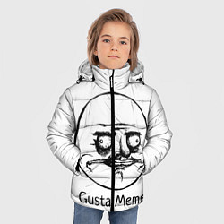 Куртка зимняя для мальчика Gusta Meme, цвет: 3D-черный — фото 2