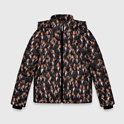 Куртка зимняя для мальчика Растерянный Траволта, цвет: 3D-черный
