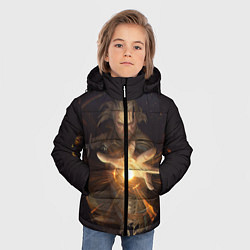 Куртка зимняя для мальчика Ведьмак, цвет: 3D-красный — фото 2