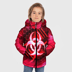 Куртка зимняя для мальчика Plague Inc LC Oko, цвет: 3D-светло-серый — фото 2