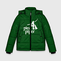 Куртка зимняя для мальчика Пегий дудочник, цвет: 3D-черный