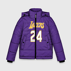 Куртка зимняя для мальчика Los Angeles Lakers Kobe Brya, цвет: 3D-черный
