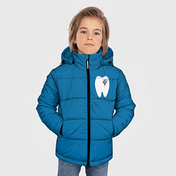 Куртка зимняя для мальчика Стоматолог, цвет: 3D-черный — фото 2