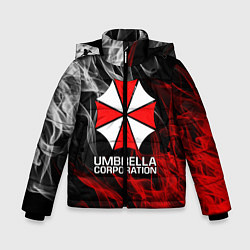 Куртка зимняя для мальчика UMBRELLA CORP, цвет: 3D-светло-серый