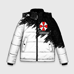 Куртка зимняя для мальчика UMBRELLA CORP, цвет: 3D-светло-серый