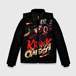 Куртка зимняя для мальчика Kenny Omega Street Fighter, цвет: 3D-черный