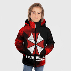 Куртка зимняя для мальчика UMBRELLA CORP, цвет: 3D-красный — фото 2