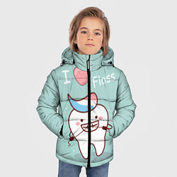 Куртка зимняя для мальчика Tooth, цвет: 3D-черный — фото 2