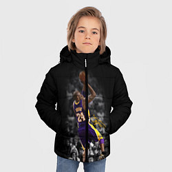 Куртка зимняя для мальчика KOBE BRYANT, цвет: 3D-светло-серый — фото 2