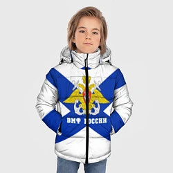 Куртка зимняя для мальчика ВМФ России, цвет: 3D-черный — фото 2