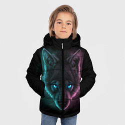 Куртка зимняя для мальчика Neon Style, цвет: 3D-черный — фото 2