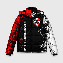 Куртка зимняя для мальчика UMBRELLA CORPORATION, цвет: 3D-черный