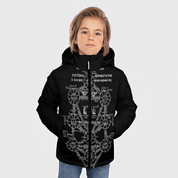 Куртка зимняя для мальчика EVa-updown, цвет: 3D-черный — фото 2