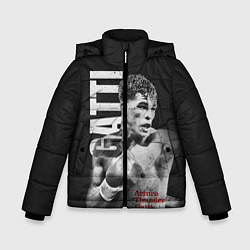 Куртка зимняя для мальчика Gatti, цвет: 3D-черный