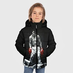 Куртка зимняя для мальчика Muhammad Ali, цвет: 3D-красный — фото 2
