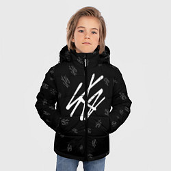 Куртка зимняя для мальчика Stray Kids, цвет: 3D-светло-серый — фото 2