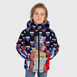 Куртка зимняя для мальчика CountryHumans, цвет: 3D-светло-серый — фото 2