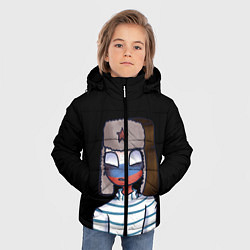 Куртка зимняя для мальчика CountryHumans - Россия, цвет: 3D-красный — фото 2