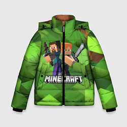 Куртка зимняя для мальчика MINECRAFT, цвет: 3D-красный