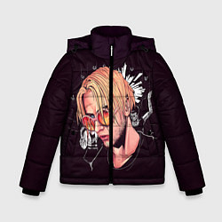 Куртка зимняя для мальчика Pyrokinesis, цвет: 3D-черный