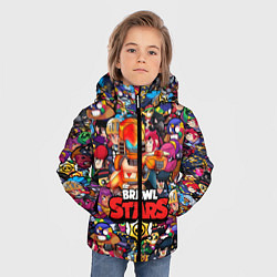 Куртка зимняя для мальчика BRAWL STARS:MAX, цвет: 3D-черный — фото 2