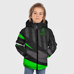 Куртка зимняя для мальчика Mercedes-AMG, цвет: 3D-черный — фото 2
