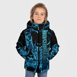 Куртка зимняя для мальчика Iron Maiden, цвет: 3D-светло-серый — фото 2