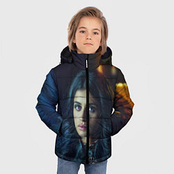 Куртка зимняя для мальчика ЙЕННИФЕР, цвет: 3D-черный — фото 2