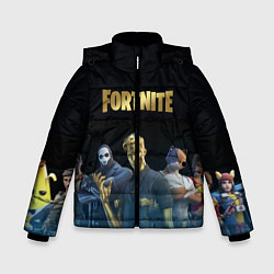 Куртка зимняя для мальчика FORTNITE 2 SEASON CHAPTER 2, цвет: 3D-черный