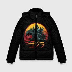 Куртка зимняя для мальчика GODZILLA, цвет: 3D-черный