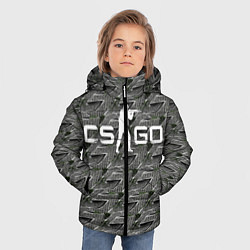 Куртка зимняя для мальчика CS GO, цвет: 3D-светло-серый — фото 2