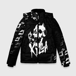 Куртка зимняя для мальчика KILLER QUEEN, цвет: 3D-черный