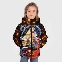 Куртка зимняя для мальчика KIMETSU NO YAIBA, цвет: 3D-красный — фото 2