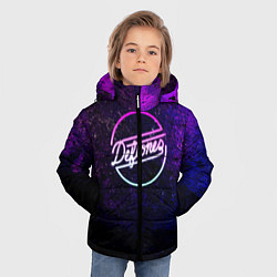 Куртка зимняя для мальчика Deftones Neon logo, цвет: 3D-черный — фото 2