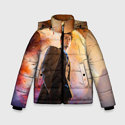 Куртка зимняя для мальчика DOCTOR WHO, цвет: 3D-красный