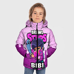 Куртка зимняя для мальчика BRAWL STARS BIBI, цвет: 3D-красный — фото 2