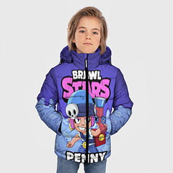 Куртка зимняя для мальчика BRAWL STARS PENNY, цвет: 3D-черный — фото 2