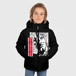 Куртка зимняя для мальчика Jojos bizarre adventure Dio, цвет: 3D-черный — фото 2