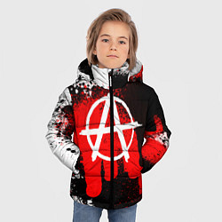 Куртка зимняя для мальчика АНАРХИЯ, цвет: 3D-черный — фото 2