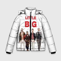 Куртка зимняя для мальчика Little Big, цвет: 3D-черный