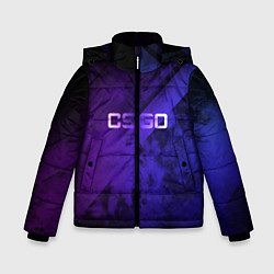 Куртка зимняя для мальчика CSGO, цвет: 3D-черный