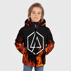 Куртка зимняя для мальчика LINKIN PARK, цвет: 3D-светло-серый — фото 2