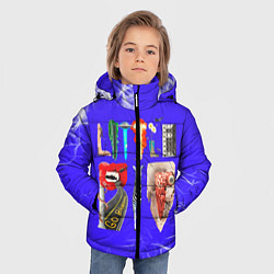 Куртка зимняя для мальчика Little Big, цвет: 3D-красный — фото 2
