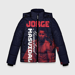 Куртка зимняя для мальчика Jorge Masvidal, цвет: 3D-светло-серый