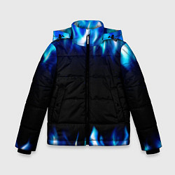 Куртка зимняя для мальчика Синий Огонь, цвет: 3D-красный