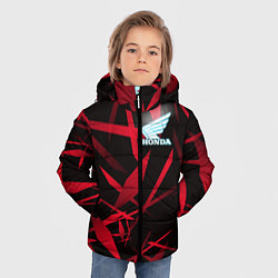 Куртка зимняя для мальчика HONDA, цвет: 3D-светло-серый — фото 2