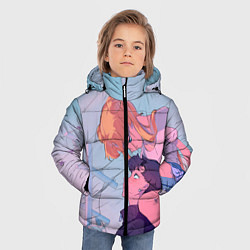 Куртка зимняя для мальчика SAILOR MOON, цвет: 3D-светло-серый — фото 2
