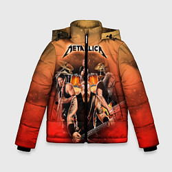 Куртка зимняя для мальчика Metallica, цвет: 3D-черный