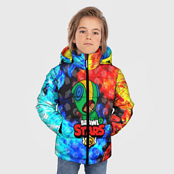 Куртка зимняя для мальчика BRAWL STARS :LEON, цвет: 3D-черный — фото 2